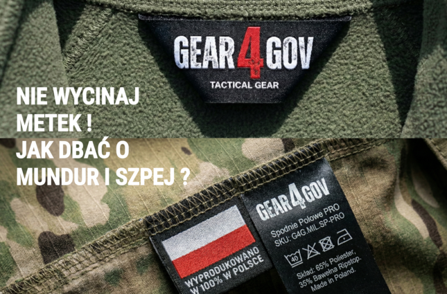 Nie wycinaj metek! Jak dbać o mundur i szpej, by nie straciły „bojowych” właściwości?