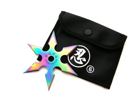Nóż do rzucania - Gwiazdka 6 Ramion Shuriken N-402B