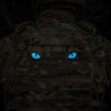 Naszywka Tiger Eyes Laser Cut (para)  - Multicam/Blue