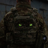 Naszywka Tiger Eyes Laser Cut (para)  - Multicam