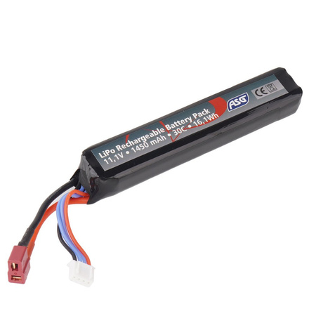 ASG - Bateria AEG - LiPo - 11,1V - 1450 mAh - 30C - T-Connector - [1] -19365