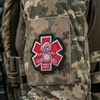 Naszywka Paramedic Miś (Haftowana)  - Pink/Black