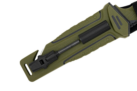 Nóż Taktyczny BSH ADVENTURE N-327A + Krzesiwo i Osełka