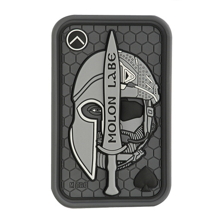 Naszywka Molon Labe Ace 3D PVC  - Grey