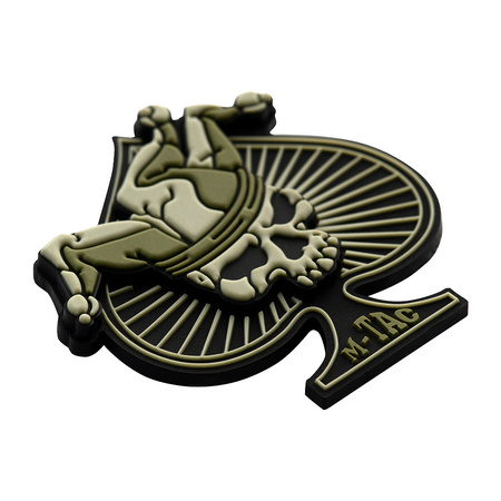 Naszywka Ace of Spades 3D PVC  - Black/Olive