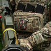 Naszywka Time PCV  - Black/Olive