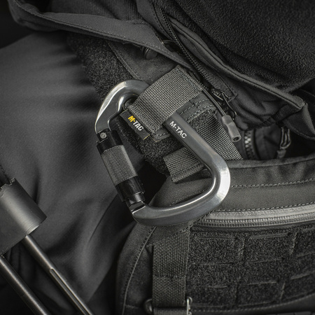 M-Tac Karabińczyk 10 cm z Sprzęgającym Key Lock  - Grey