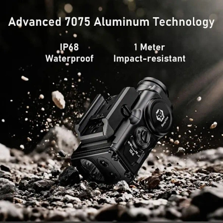 RovyVon GL15 - Światło widoczne i lasery, Black, Pin, Dźwignia QD