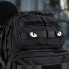 Naszywka Tiger Eyes Laser Cut (para) Reflective  - Black/GID