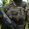 Naszywka Krab (PVC)  - Olive