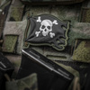 Naszywka Jolly Roger PVC  - Olive/Black