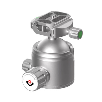 Rokstad - Głowica kulowa 56 mm na gwint 3/8"-16 - Picatinny/ARCA - Szary - RSRH-02