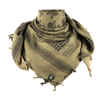 Chusta Shemagh Pirate Skull  - Olive/Black