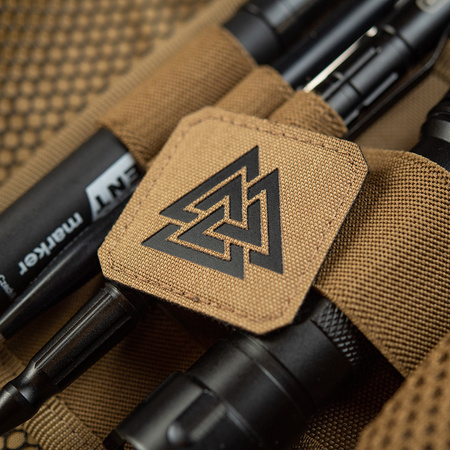 Naszywka Valknut Laser Cut  - Coyote/Black