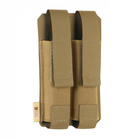 M-Tac Podwójna Ładownica na Magazynki Typu APS Laser Cut Gen.II  - Coyote