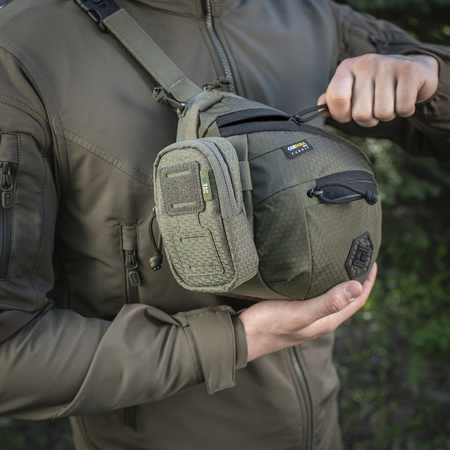 M-Tac Ergonomiczna Kieszeń Naramienna Elite Hex  - Ranger Green