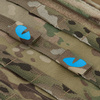 Naszywka Tiger Eyes Laser Cut (para)  - Multicam/Blue