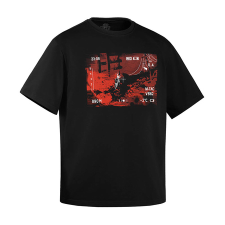 Koszulka One Shot Oversize  - Black