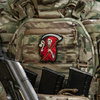 Naszywka Time PCV  - Black/Red