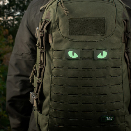 Naszywka Tiger Eyes Laser Cut (para)  - Ranger Green