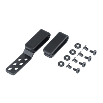 Bravo Concealment - Klipsy na pas IWB do kabur wewnętrznych i OWB typu Torsion/DOS - Polimer - Czarny