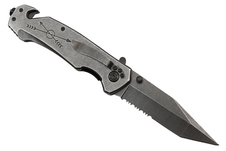 Nóż Ratowniczy BSH ADVENTURE N-363C Sprężynowy