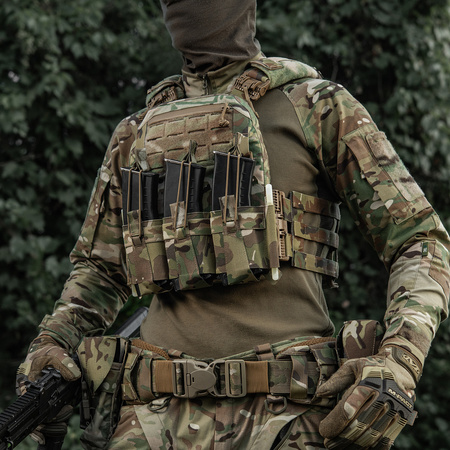 Przeedni Panel na Kamizelkę Taktyczną Cuirass QRS na 3 Magazynki  - Multicam