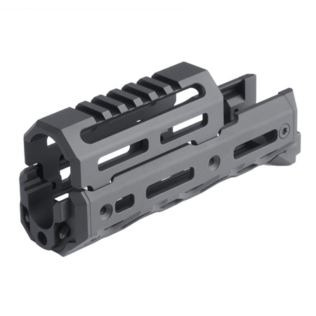 Kruk - Krótkie łoże z krótką nakładką rury gazowej - Czarny - CRC 1WBP042