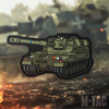 Naszywka Krab (PVC)  - Olive