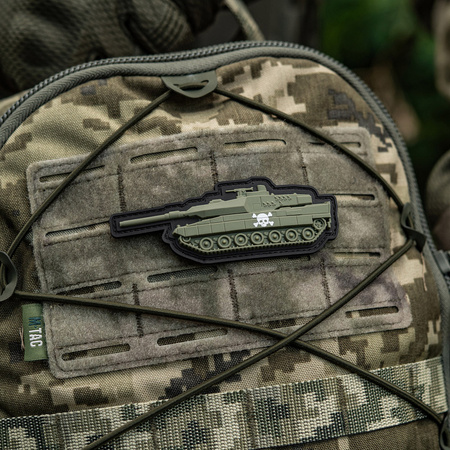M-Tac Naszywka Czołg Czaszka  - Olive