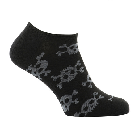 Lekkie letnie Skarpetki Pirate Skull  - Black