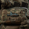 Naszywka F-16 PVC  - Blue