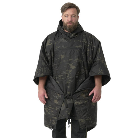 Helikon - Poncho ocieplane Swagman Roll - Windpack - Climashield - MultiCam Black - PO-SMR-BL-0C
