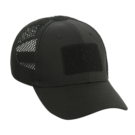 Czapka z daszkiem siatka na rzep Flex Rip-Stop  - Black