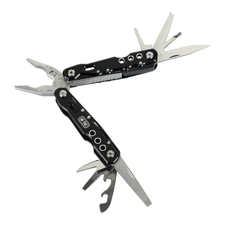 Multitool Type 4 – Narzędzie Wielofunkcyjne 9w1 z Kaburą  - Black