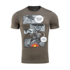 M-Tac Koszulka Comics Drone Girl  - Dark Olive