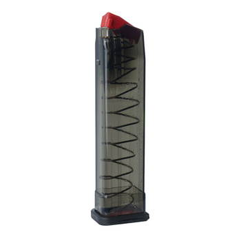 ETS - Magazynek polimerowy do HK VP9 - 9x19 mm - 21 naboi - Carbon Smoke Series - SMK-HKVP9-21