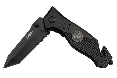 Nóż Ratowniczy BSH ADVENTURE N-386A Sprężynowy