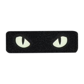 Naszywka Cat Eyes (Type 2) Laser Cut - Black/GID