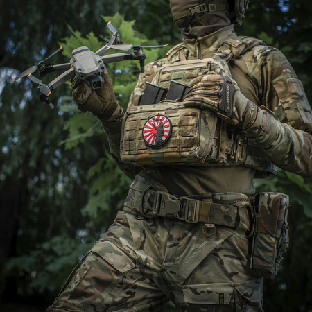 Naszywka Droga Samuraja PVC  - Red/Black