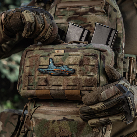 Naszywka F-16 PVC  - Blue