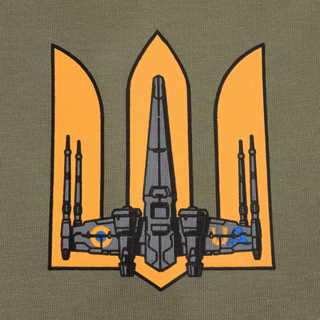 Bluza UA Side z Dlugim Rekawem  - Light Olive