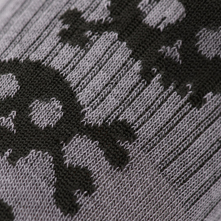 Lekkie Skarpetki mk.3 Pirate Skull  - Dark Grey