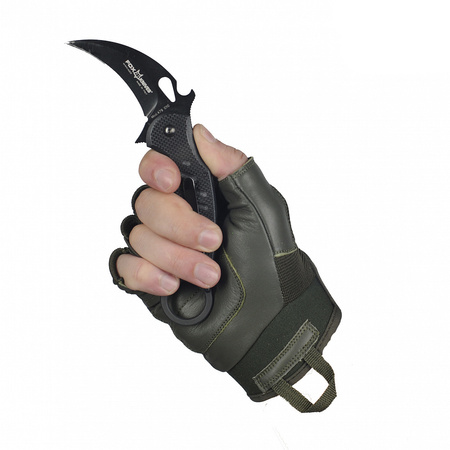 Rękawice bez palców Assault Tactical Mk.4  - Olive