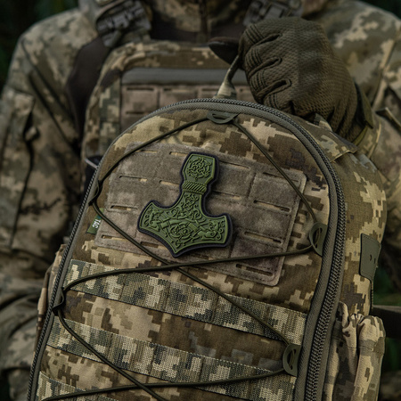 Naszywka Mjölnir Large PVC  - Olive