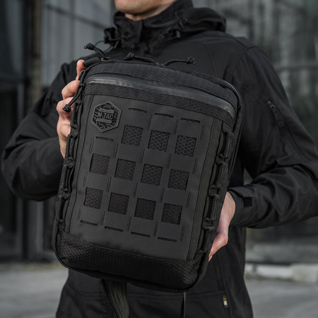 M-Tac Torba Kieszeń pionowa Laser Cut Hex  - Black