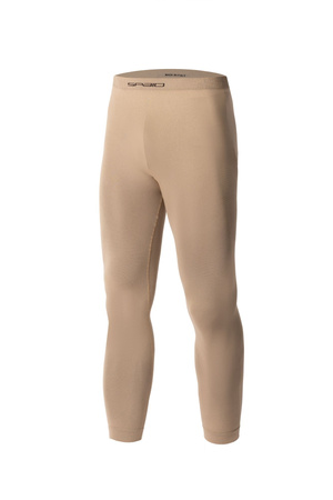 Legginsy termoaktywne ALPHA, męskie - Sand