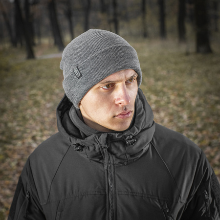 Czapka Dzianinowa 100% Akryl  - Grey