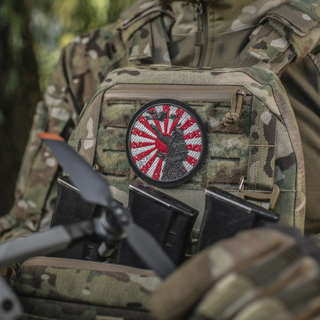 Naszywka Droga Samuraja (Haftowana)  - Black/White/Red