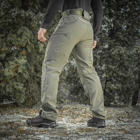 Spodnie Soft Shell Winter  - Olive
